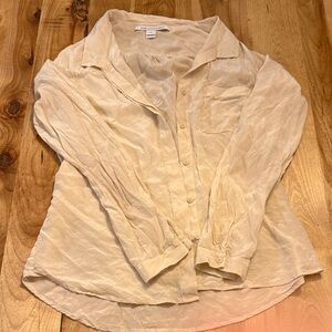 Diane Von Furstenberg Ivory Blouse